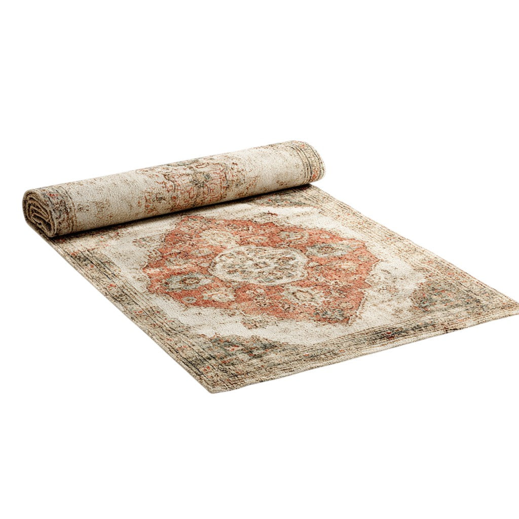 Vjpxmq Vintage Distressed Washable Area Rug